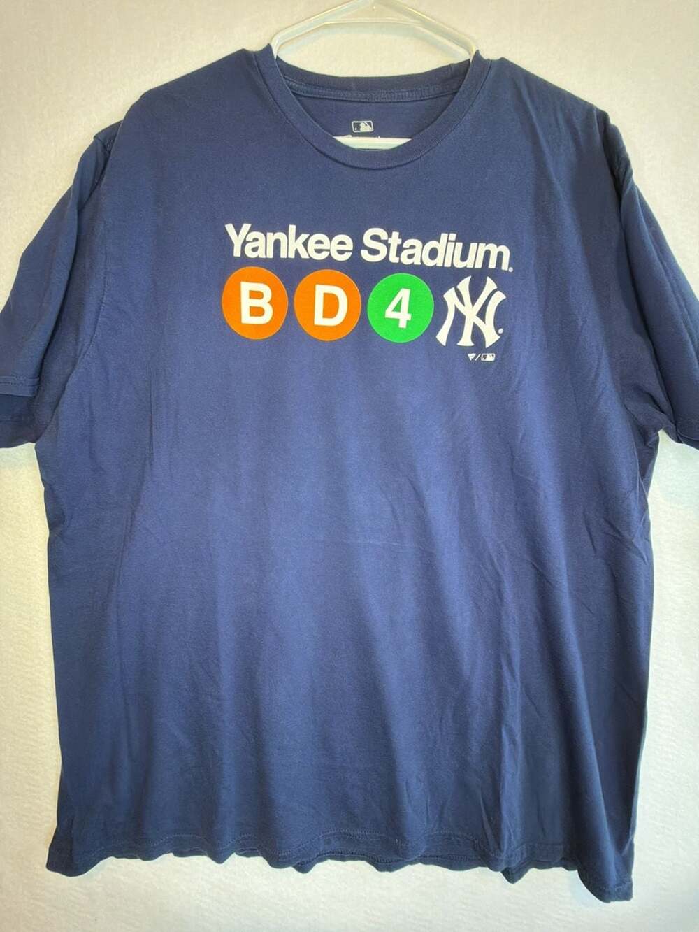 Fanatics New York Yankees Yankee Stadium Subway BD4 T-Shirt Navy 2XL